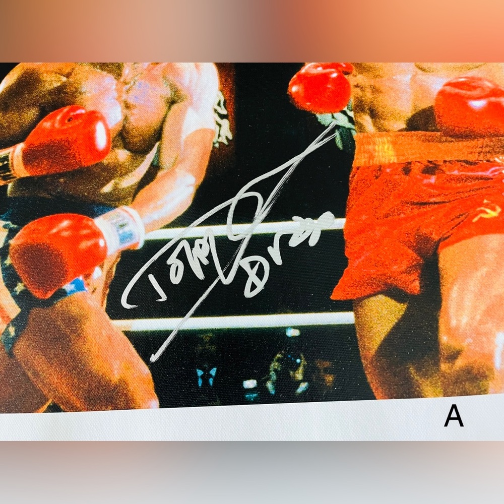 Rocky 4 Ivan Drago 20”X24” Dolph Lundgren Signed Canvas Print - NEW - Picture 4 of 8